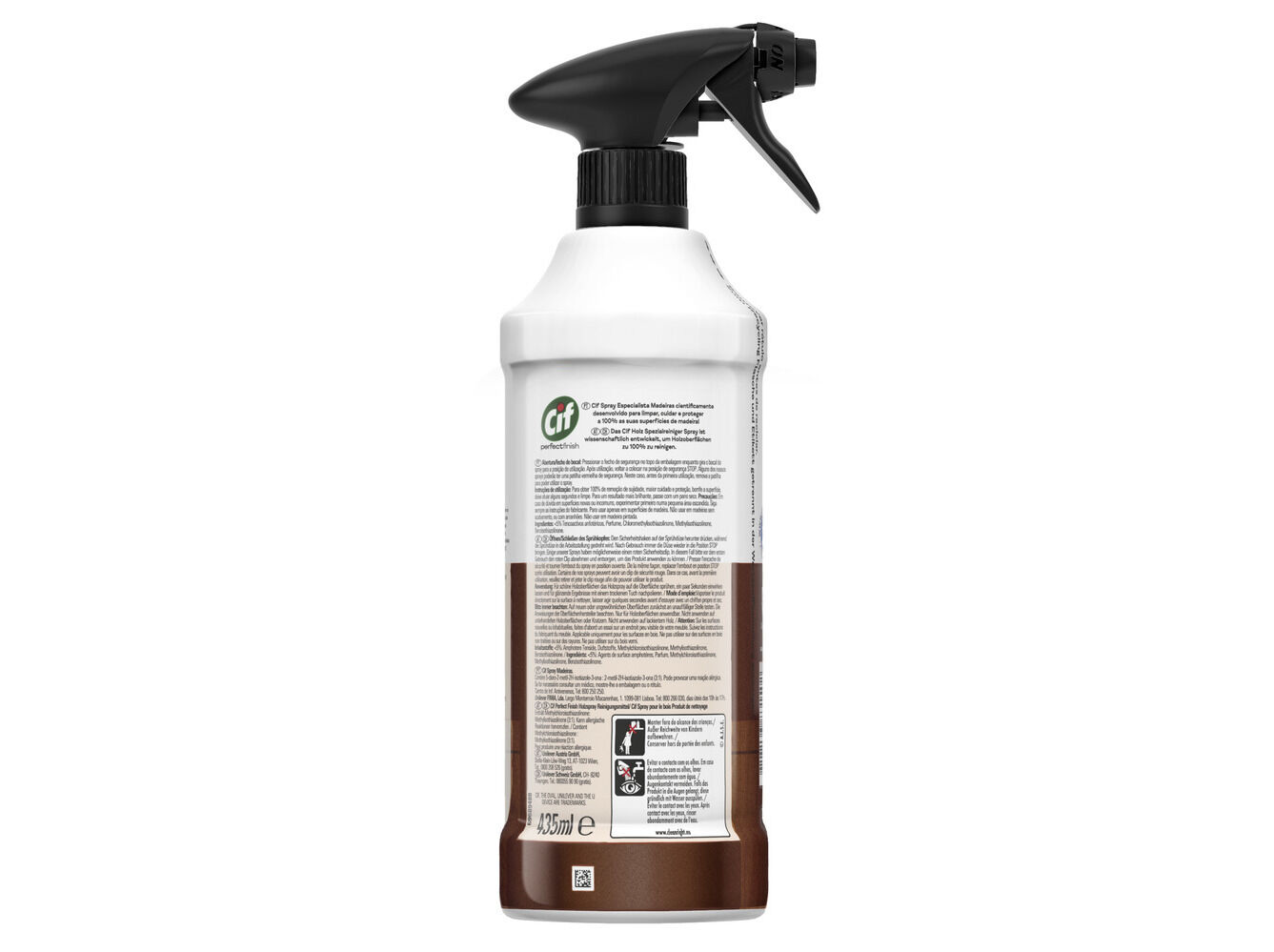 LIMPA MADEIRAS SPRAY CIF PERFECT FINISH COM PISTOLA 435ML 0