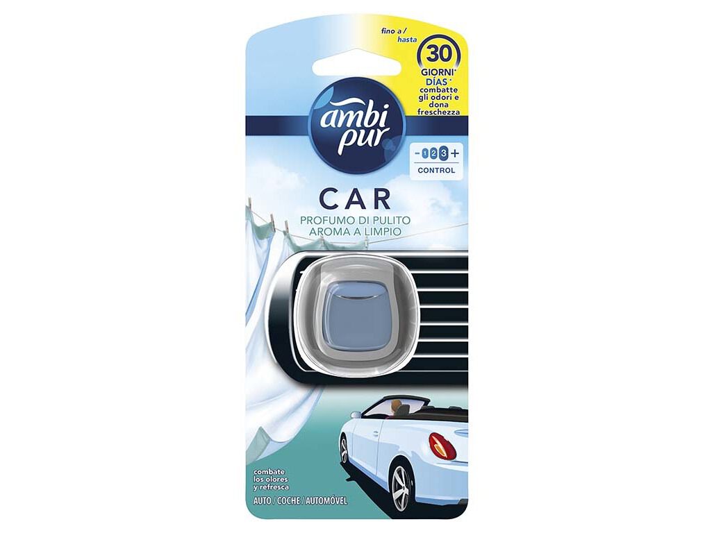 AMBIENTADOR CARRO AMBIPUR CAR AR LIMPO 125G