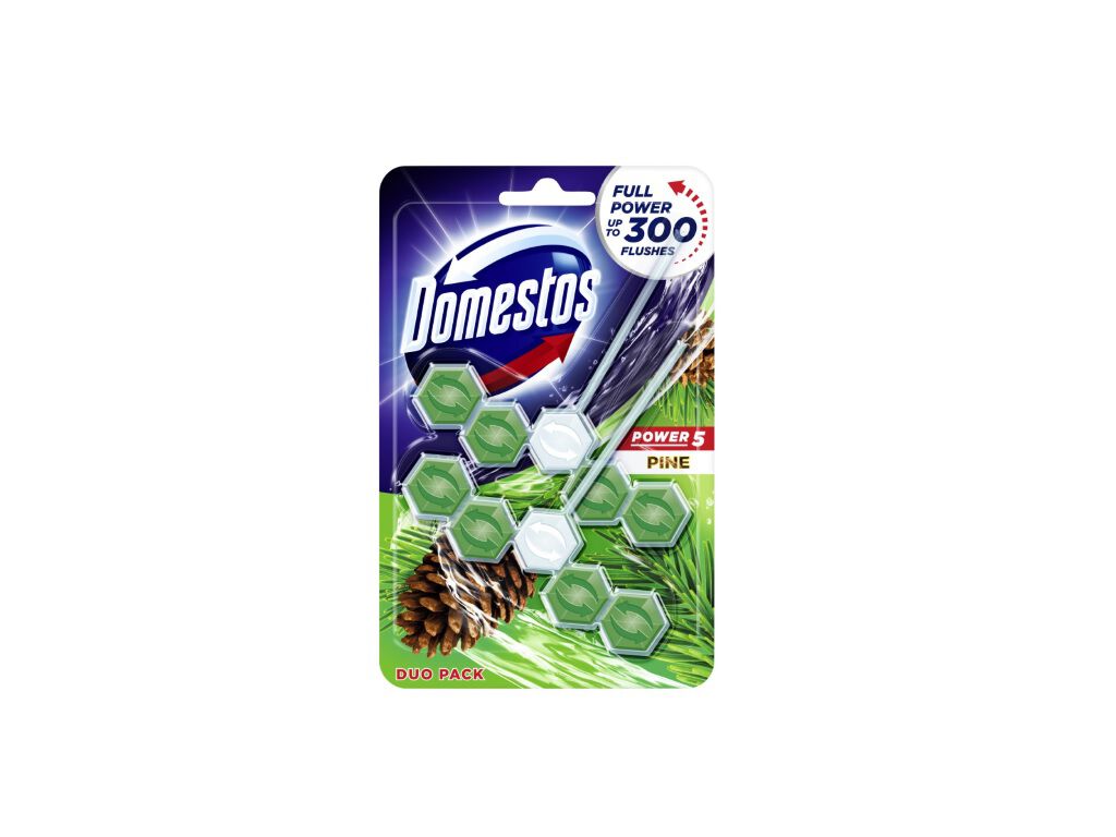 BLOCO SANITARIO DOMESTOS PINHO POWER PACK C/2