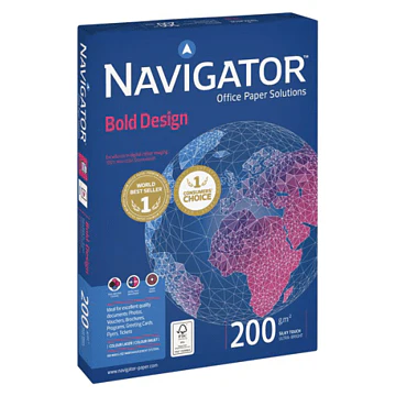 PAPEL A4 200GR 150FOLHAS NAVIGATOR BOLD DESIGN 0