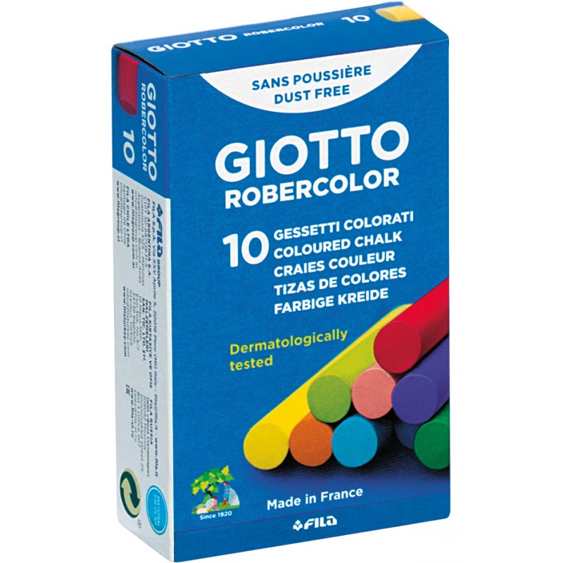 GIZ COR GIOTTO CAIXA C/10 PAUS ROBERCOLOR 538900