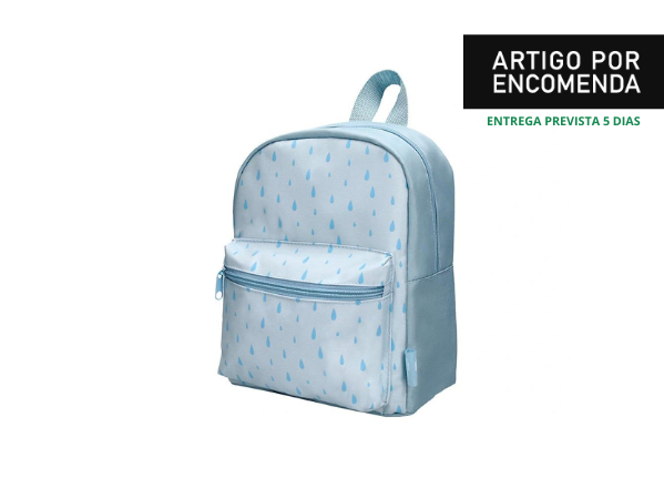 MOCHILA PREESCOLAR INFANTIL DESENHO AZUL 210X115X250MM 1