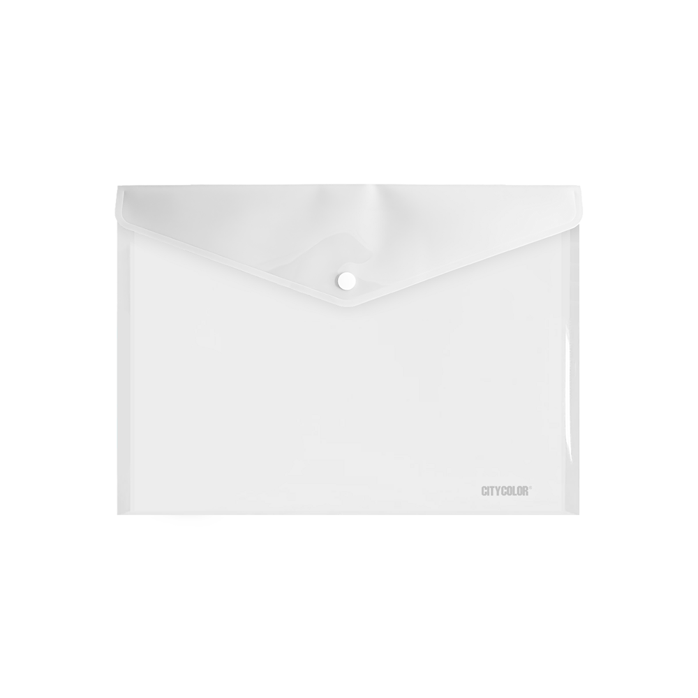 DOSSIER ENVELOPE A5 C/BOTÃO 170X240 PP BRANCO 0