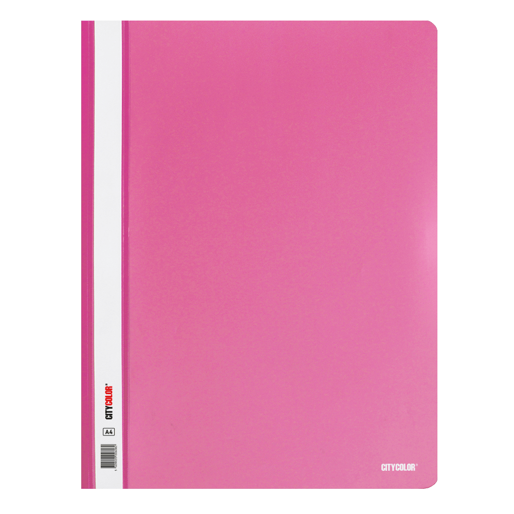 DOSSIER PVC C/FERRAGEM A4+ 230X310 TRANSPARENTE/ROSA 0