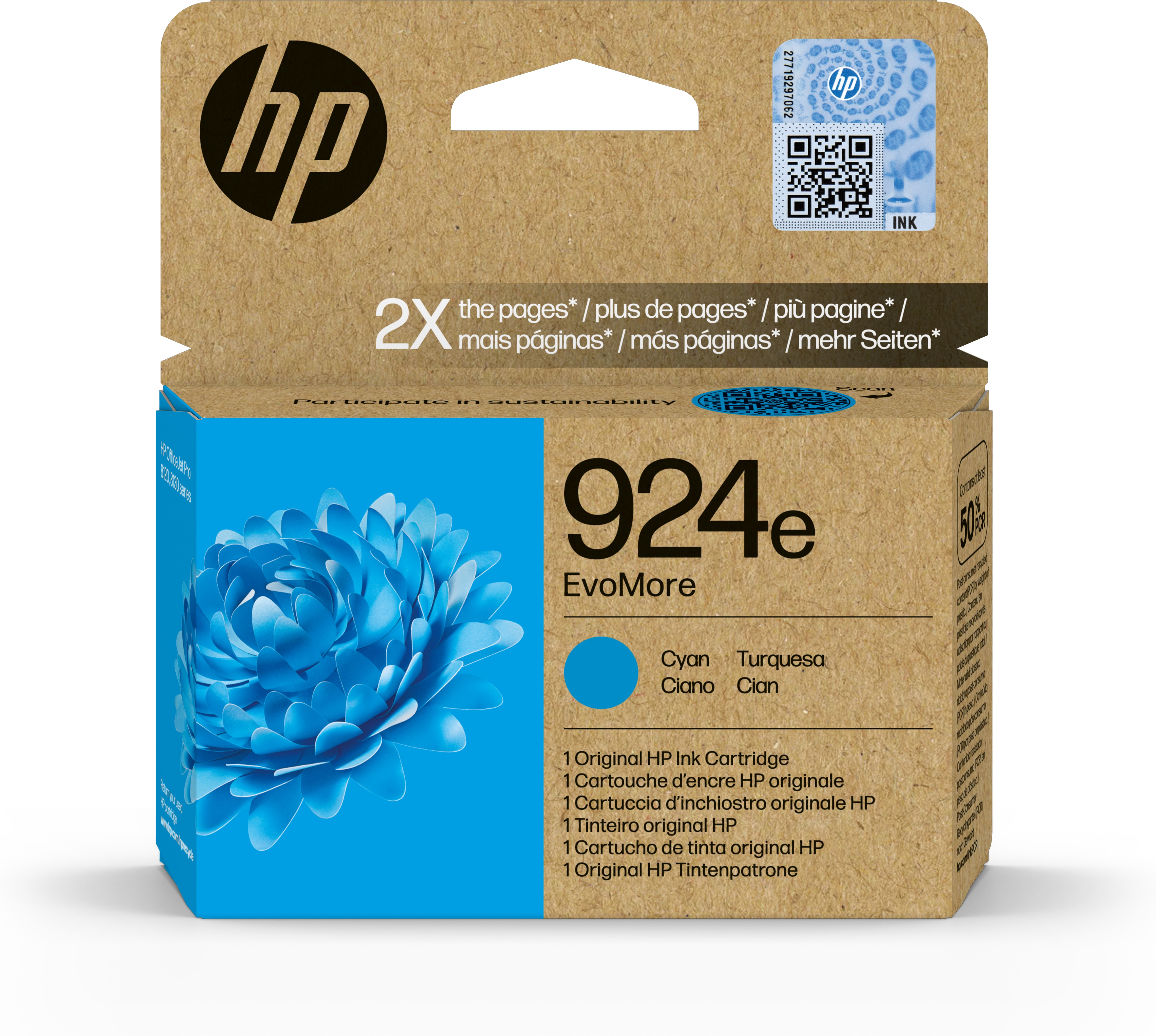 TINTEIRO HP OJ PRO 8120/8130 EVO MORE SERIES 0.8K SIÃO 924E