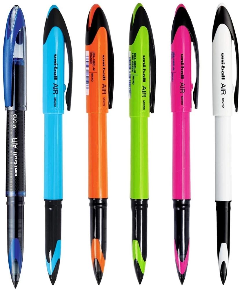 ESFEROGRÁFICA UNI-BALL AIR UBA-188 0.5MM CORES SORTIDAS/ESCRITA AZUL