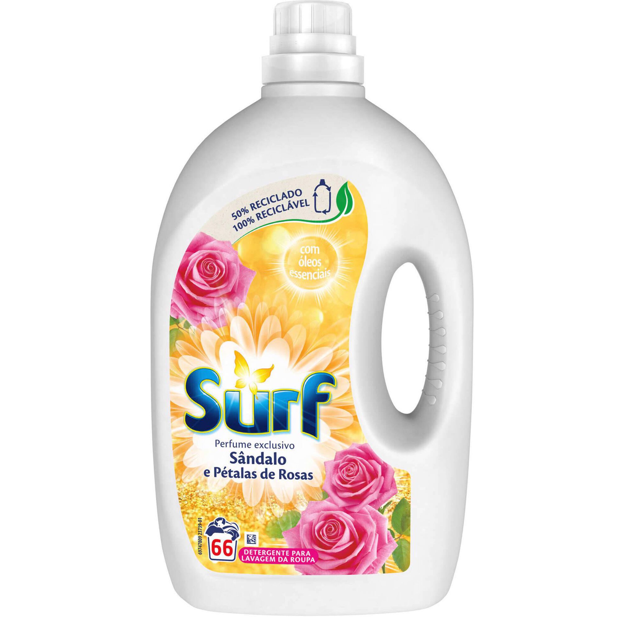 DETERGENTE ROUPA MÁQUINA LÍQUIDO SURF SANDALO E ROSAS 66 DOSES