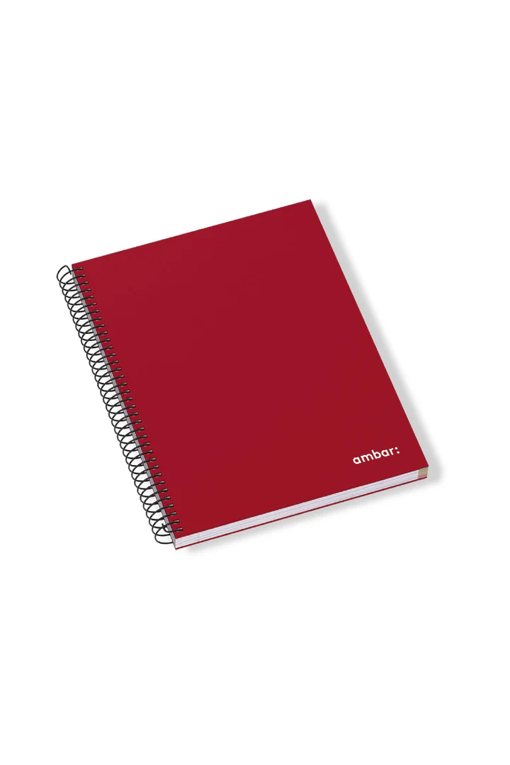 CADERNO CAPA DURA A4 AMBAR IDEAS 150FOLHAS 70G ESPIRAL PAUTADO SORTIDO 4