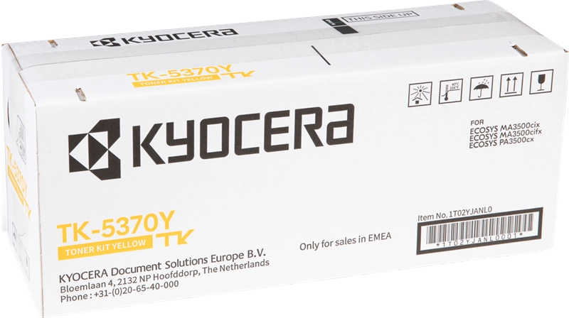 TONER KYOCERA ECOSYS PA3500CX/MA3500CIX/MA3500CIFX 5.0K AMARELO 1T02YJANL0