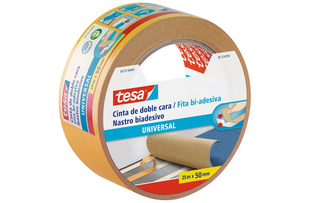 FITA BI-ADESIVA ALCATIFA TESA 25MX50MM BRANCA 56172-00005-12