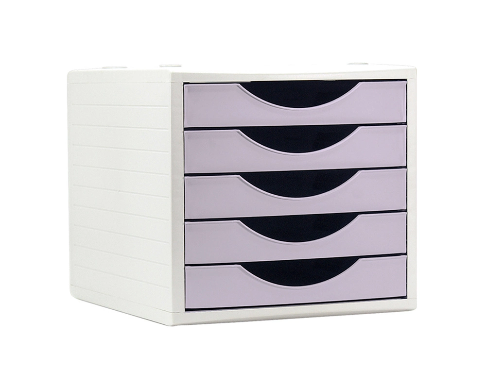 BLOCO CLASSIFICADOR C/ 5 GAVETAS ARCHIVO 2000 LAVANDA PASTEL 270X340X260MM