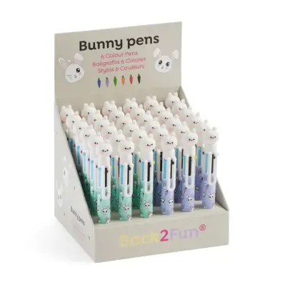 ESFEROGRÁFICA COM 6 CORES COELHO SORTIDO 2