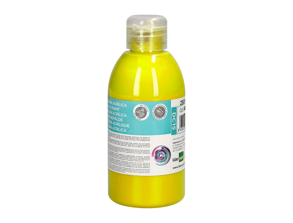 TINTA ACRILICA FRASCO 250ML AMARELO