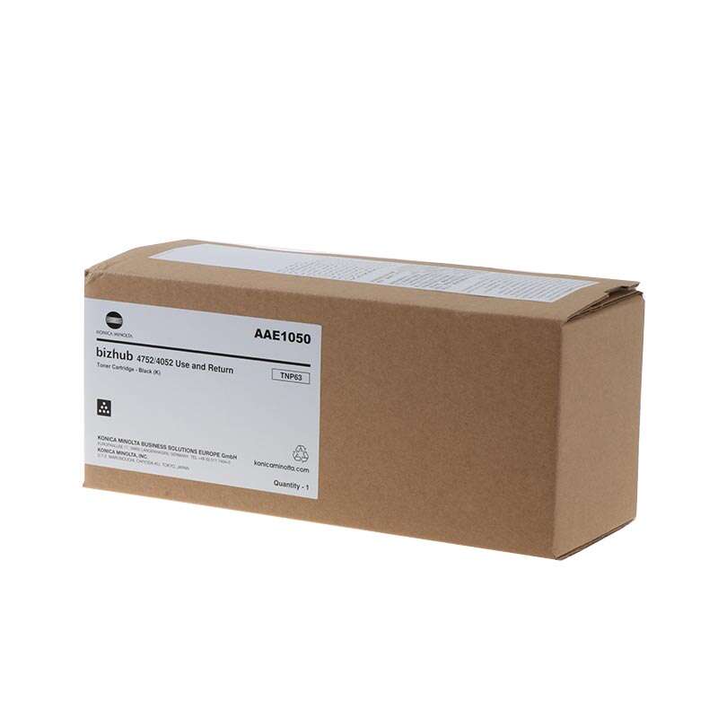 TONER KONICA MINOLTA BIZHUB 4052/4752 25.0K PRETO TNP63K AAE1050 KMTO4052KO