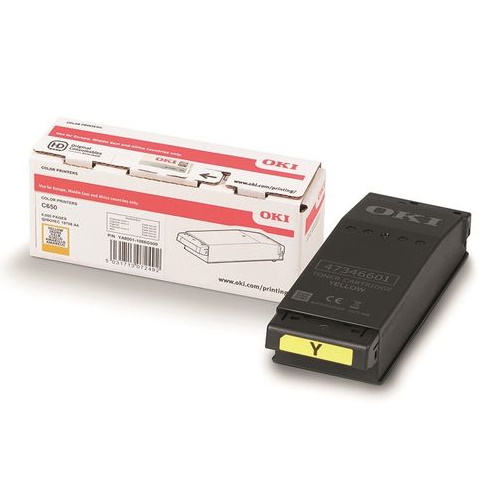 TONER OKI C650 6.0K AMARELO 09006129