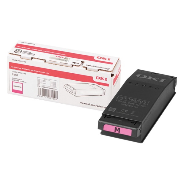 TONER OKI C650 6.0K MAGENTA 09006128