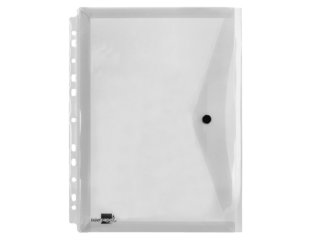 BOLSA PORTA DOCUMENTOS MULTIPERFURADA DIN A4 PACK DE 5 INCOLOR