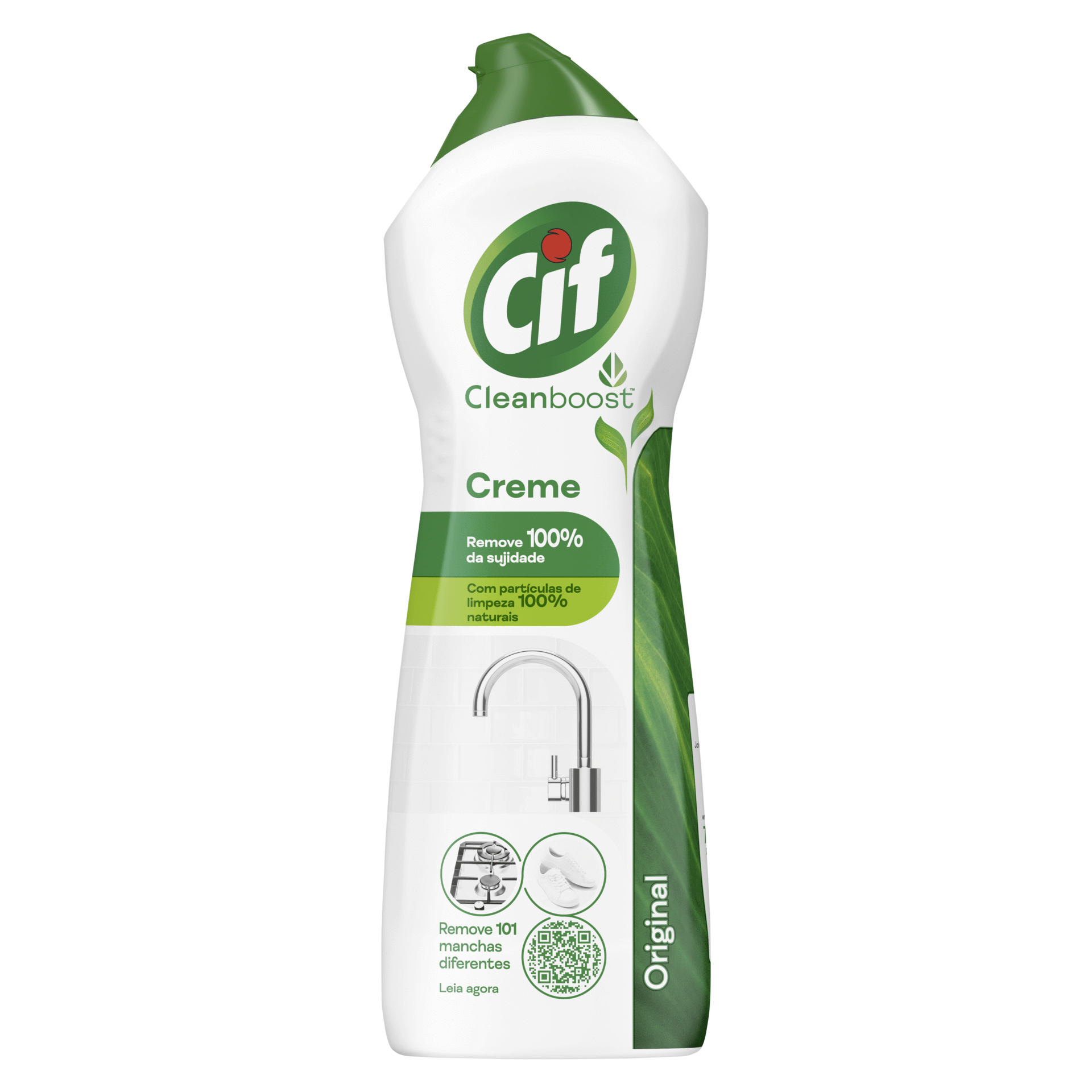CREME DE LIMPEZA CIF BRANCO MICRO CRISTAIS 500ML