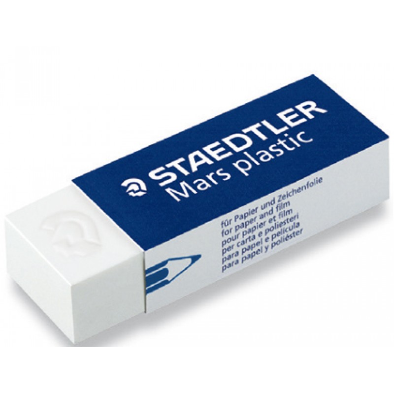 BORRACHA STAEDTLER PLASTIC B20 65X23X13MM 526 50 B20