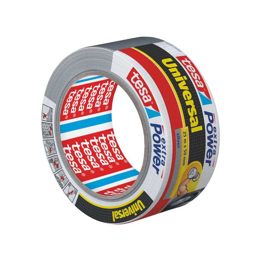 FITA ADESIVA TESA REPAIR EXTRA POWER CINZA UNIVERSAL 25MX50MM 1