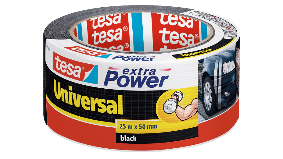 FITA ADESIVA TESA REPAIR EXTRA POWER PRETA UNIVERSAL 25MX50MM 56388-00001-15