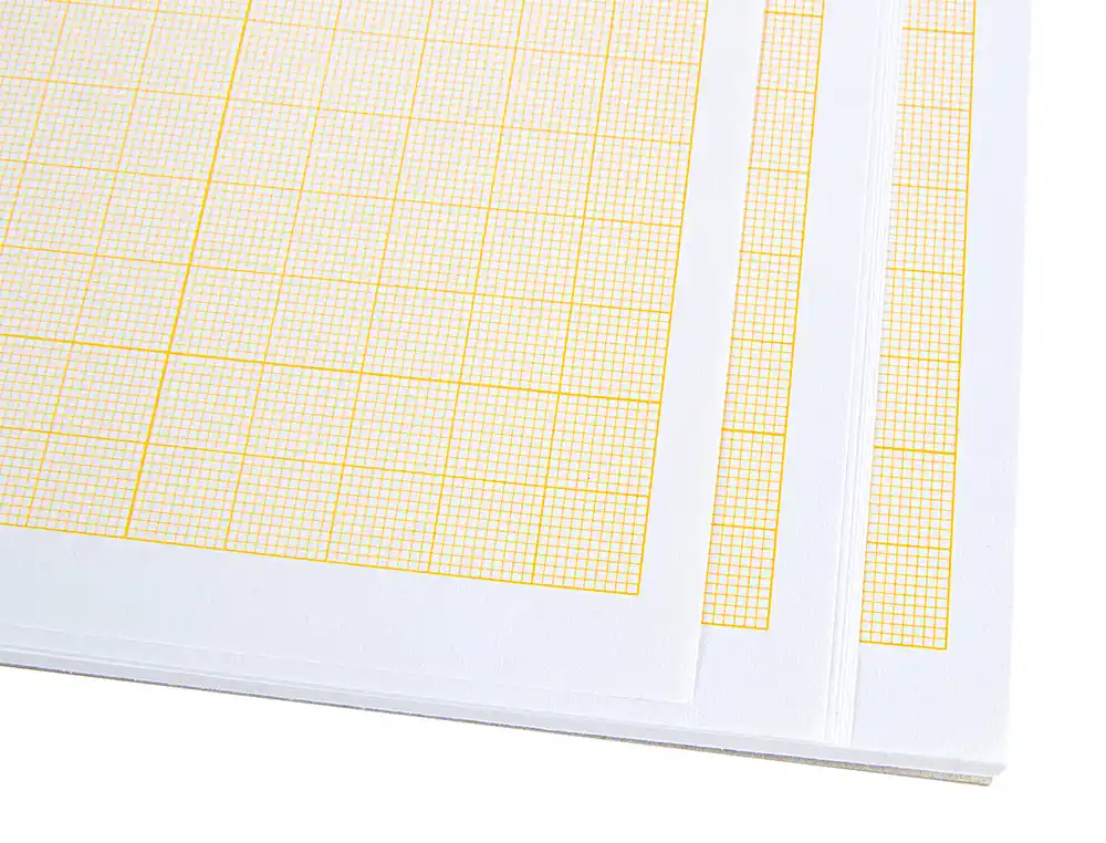 BLOCO PAPEL MILIMETRICO DIN A4 PACK C/50FOLHAS 80G 1