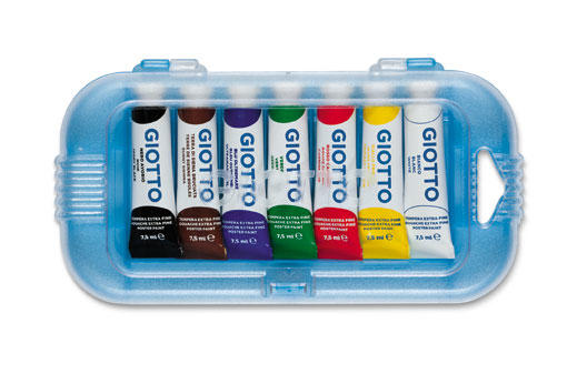 GUACHE GIOTTO CAIXA C/07 CORES 7.5ML 300500