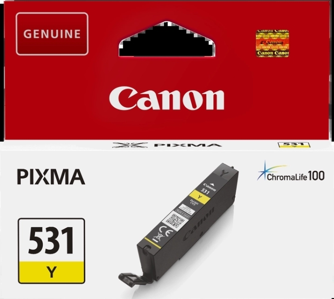TINTEIRO CANON PIXMA TS8750/TS8751 0.515K AMARELO 6121C001