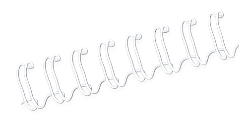 ARGOLA ESPIRAL METAL 3:1 12MM BRANCA 81-100FOLHAS CAIXA C/100