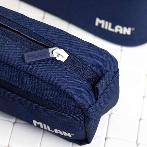ESTOJO MILAN SERIE 1918 MINI REDONDO 20,5X4,5X5CM AZUL ESCURO 0