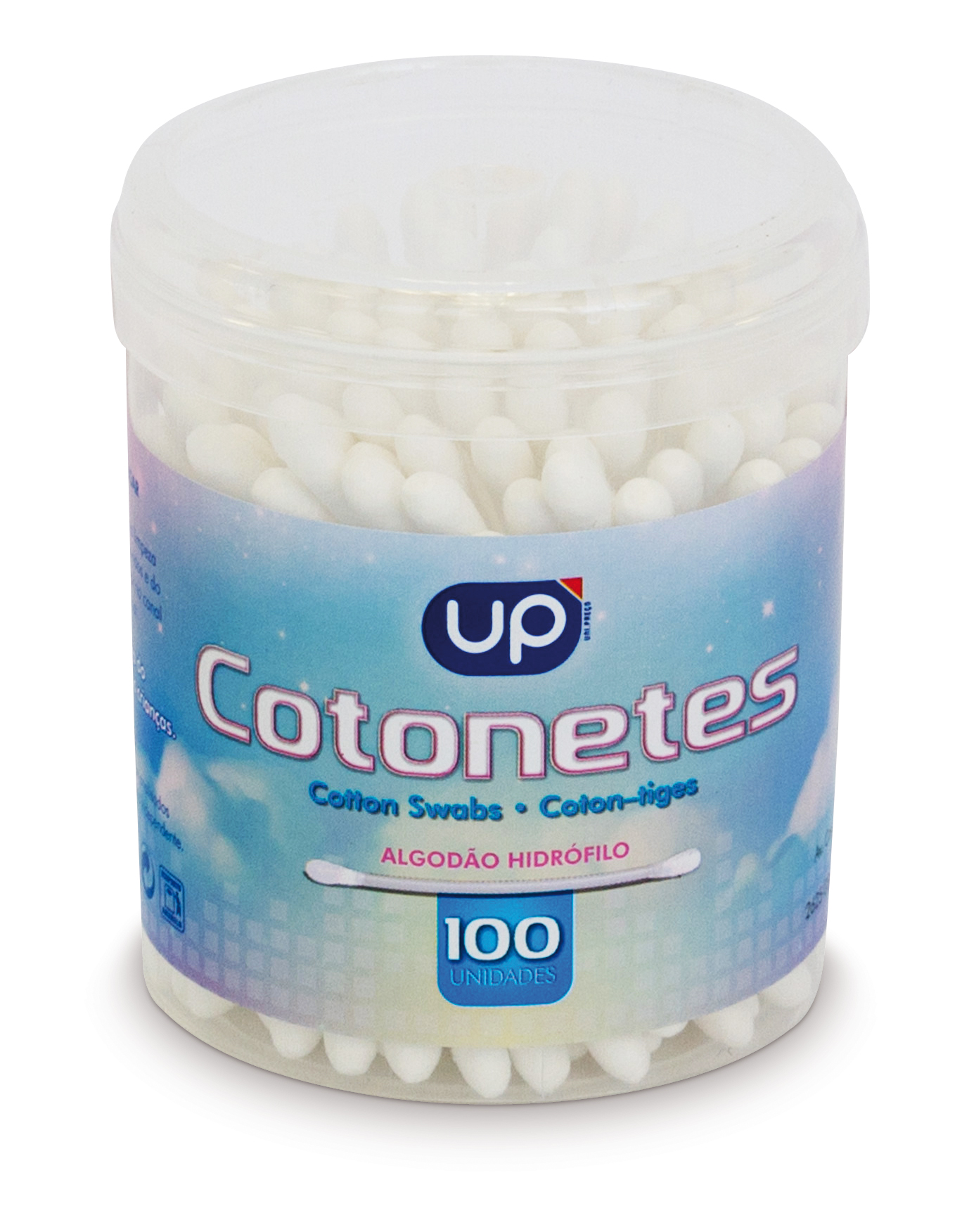 COTONETES UP PACK C/100 UNIDADES