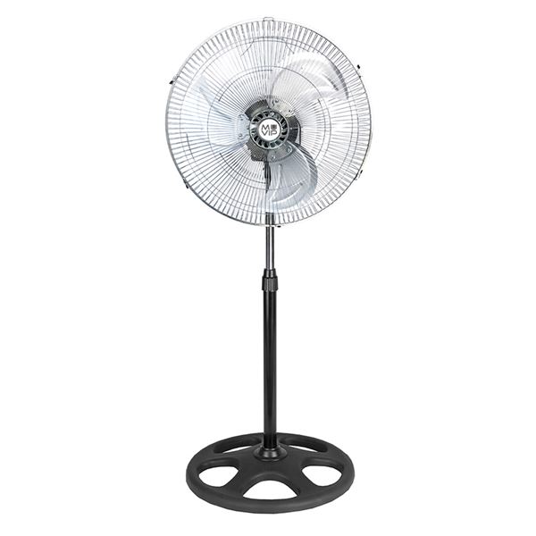 VENTOINHA INDUSTRIAL DE PÉ MUVIP 75W 45CM 3 VELOCIDADES COR PRATA/PRETO