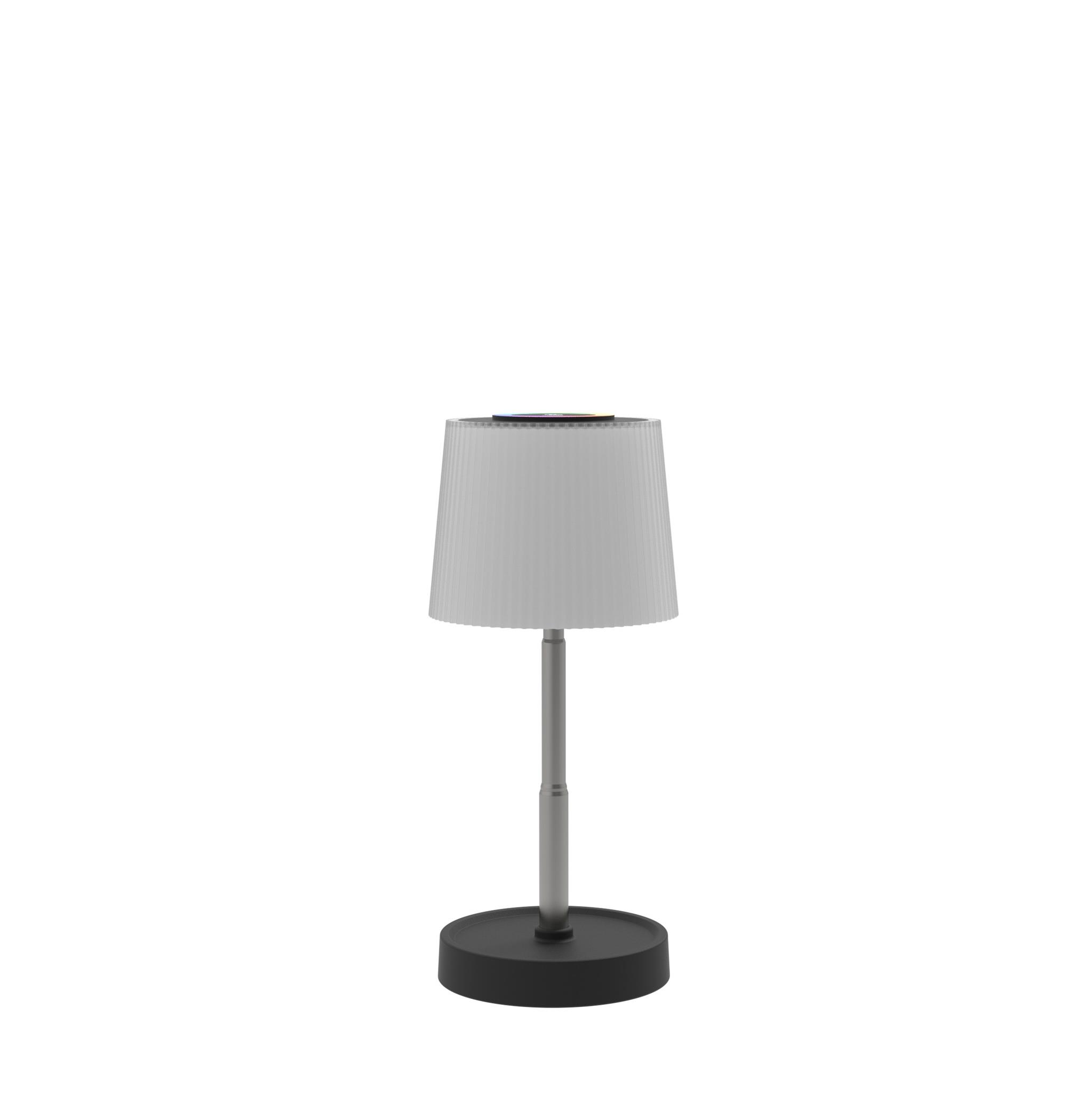CANDEEIRO MESA LED 02W 160LM RGB BATERIA PRETO MODERN DESIGN PTL45RGB/46171