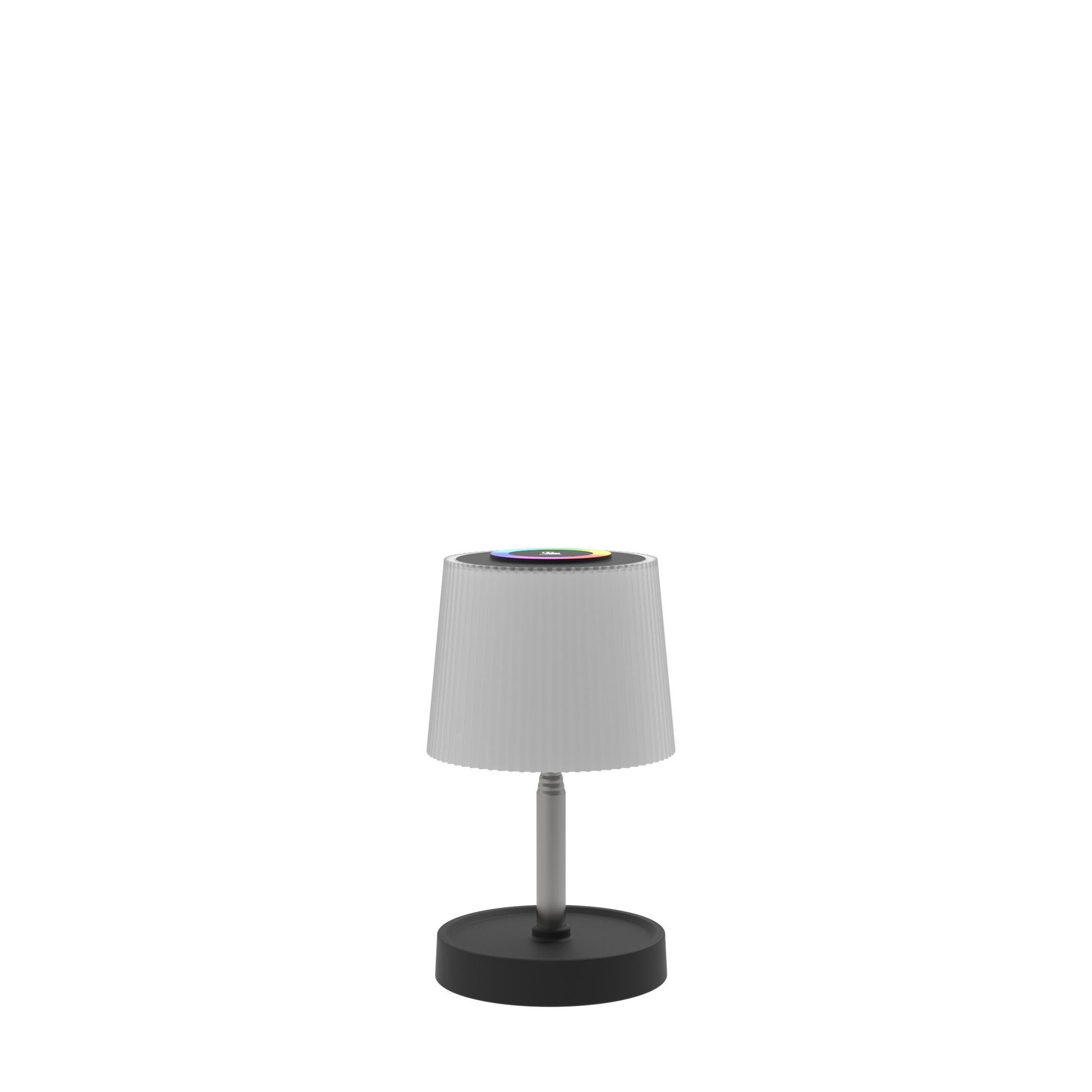 CANDEEIRO MESA LED 02W 160LM RGB BATERIA PRETO MODERN DESIGN PTL45RGB/46171 5