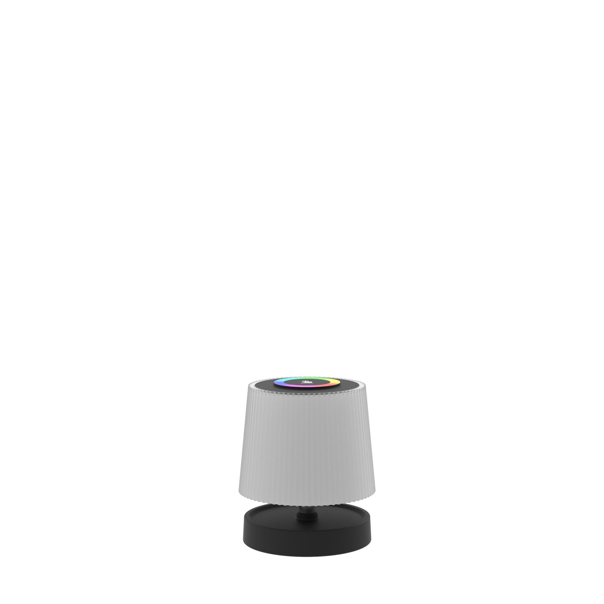 CANDEEIRO MESA LED 02W 160LM RGB BATERIA PRETO MODERN DESIGN PTL45RGB/46171 1