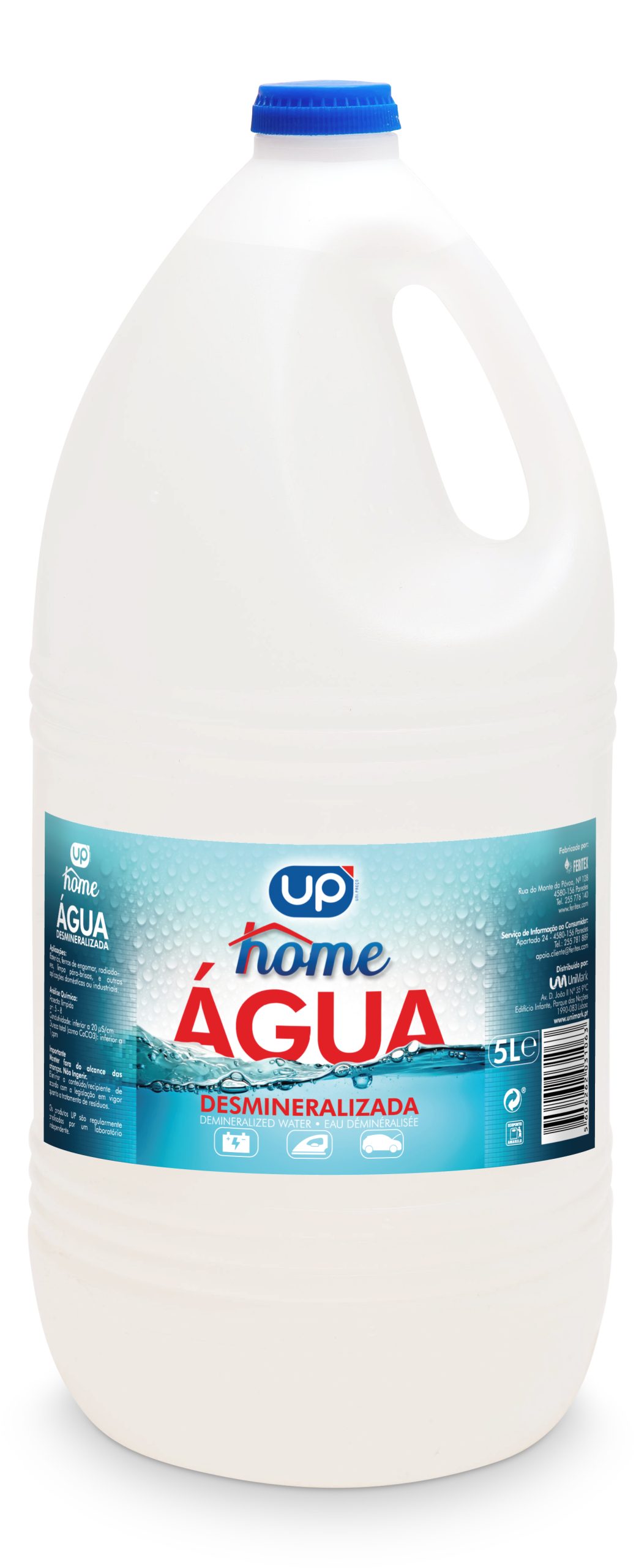AGUA DESTILADA UP 5 LITROS
