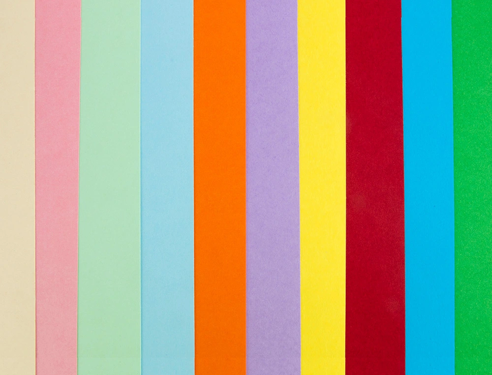 CARTOLINA DIN A4 180GR 25 CORES SORTIDAS PACK C/100 UNIDADES 1