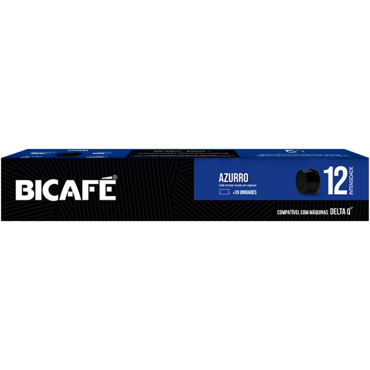 CAFÉ BICAFE AZZURRO PACK C/10 CAPSULAS COMPATIVEL C/ DELTA Q