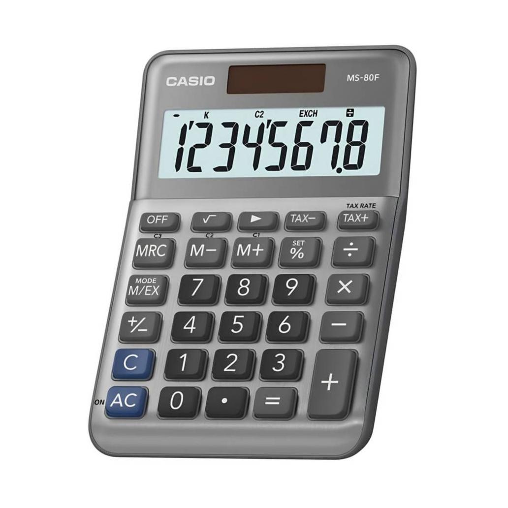 CALCULADORA DE SECRETARIA CASIO MS80F 8 DIGITOS