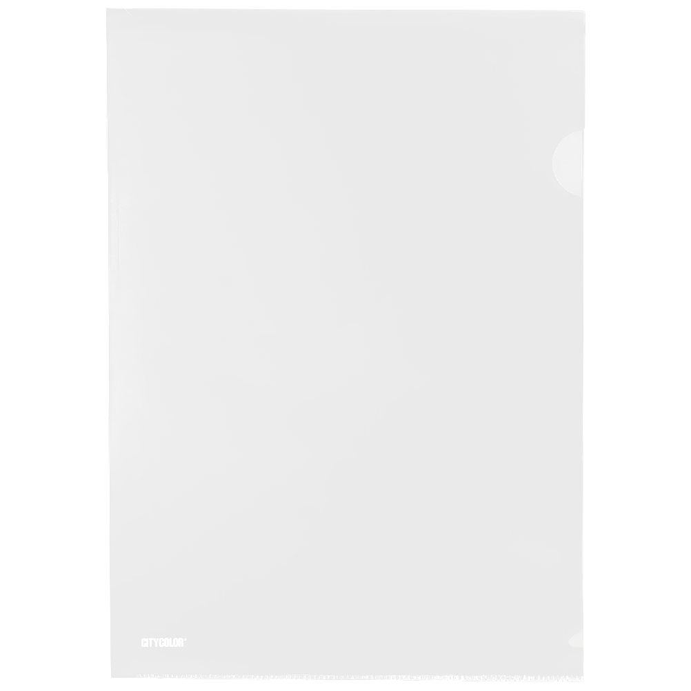 BOLSA L A4 PP 180 MICRON PACK C/10 CRISTAL CITYCOLOR