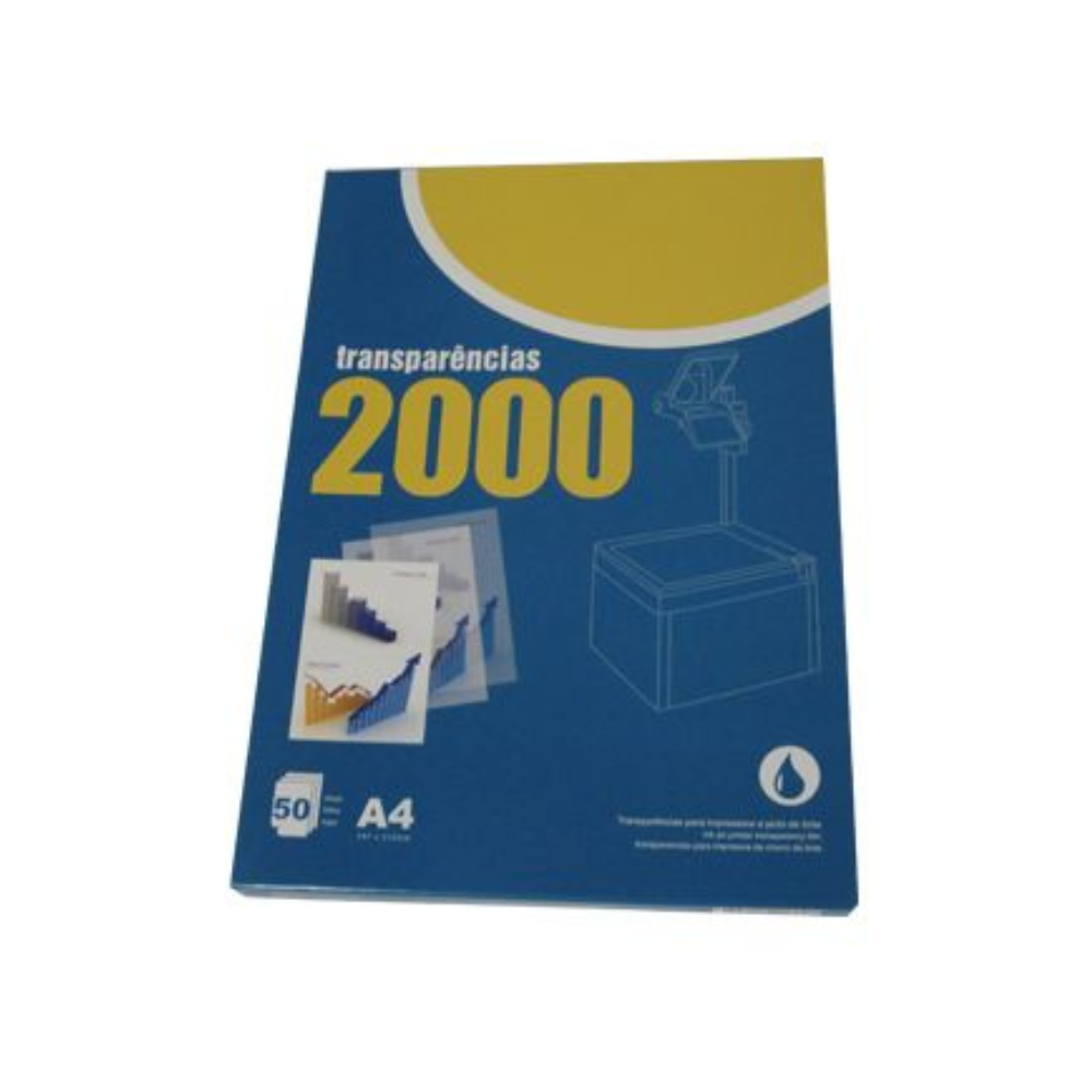ACETATOS A4 INKJET 50FOLHAS/TRANSPARÊNCIAS C/TIRA REMOVÍVEL