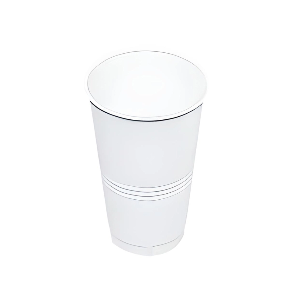 COPO 200ML PLÁSTICO BRANCO PACK C/100