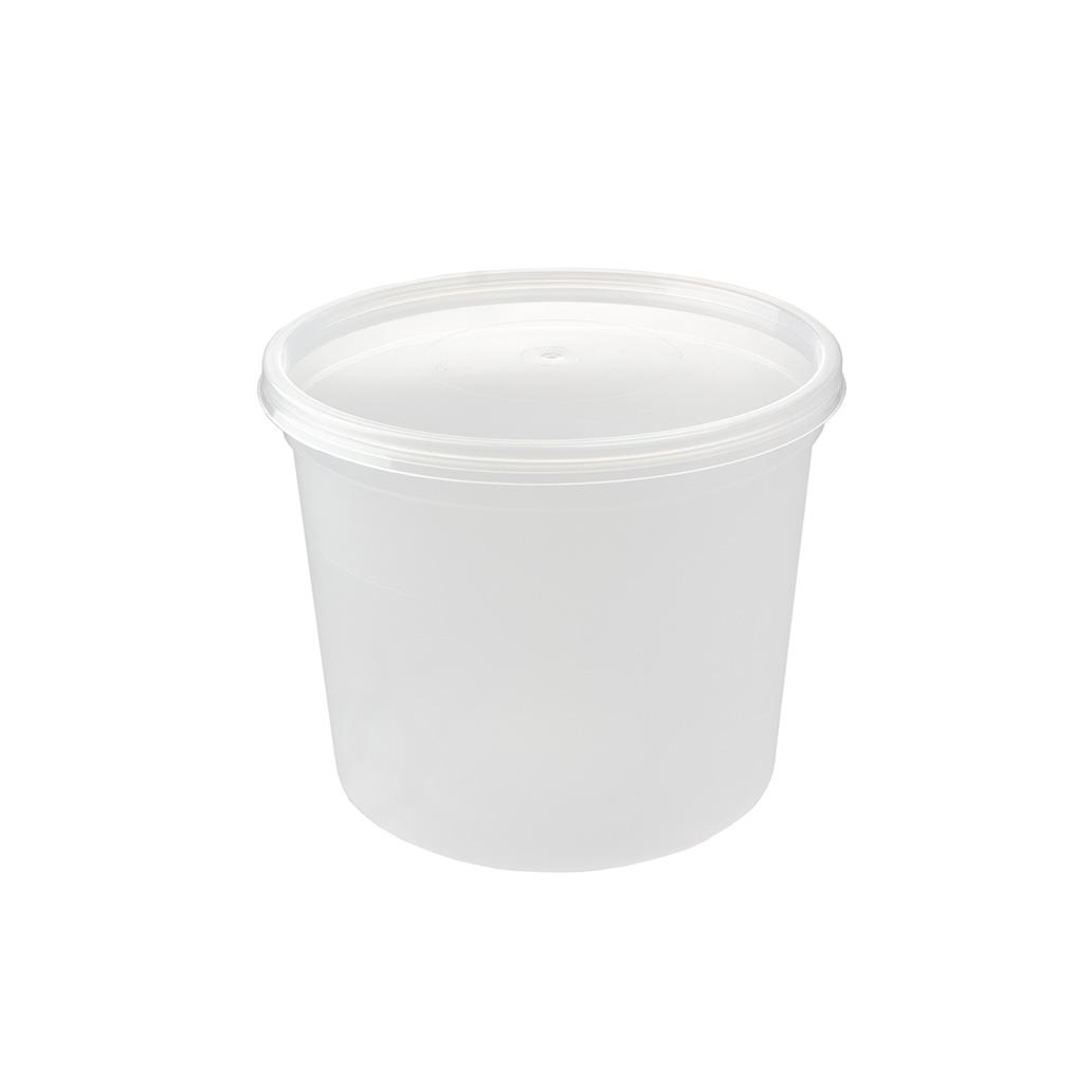 EMBALAGEM ALIMENTAR 500ML PP REDONDA C/TAMPA PACK C/50