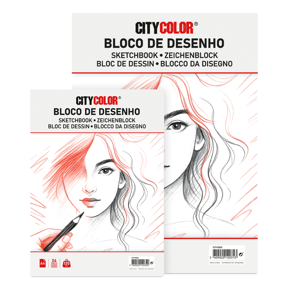 BLOCO DESENHO A3 CITYCOLOR 25FOLHAS 120GR 0