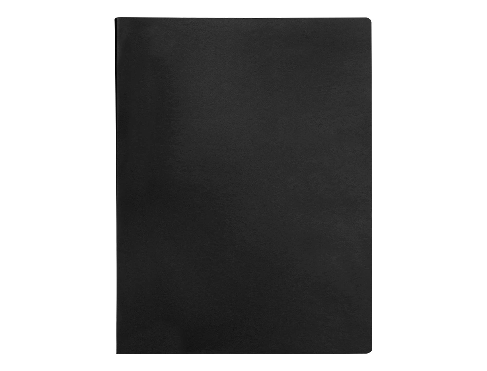 PASTA PORTFOLIO A4 C/30 BOLSAS PP DIN A4 PRETO OPACO 0