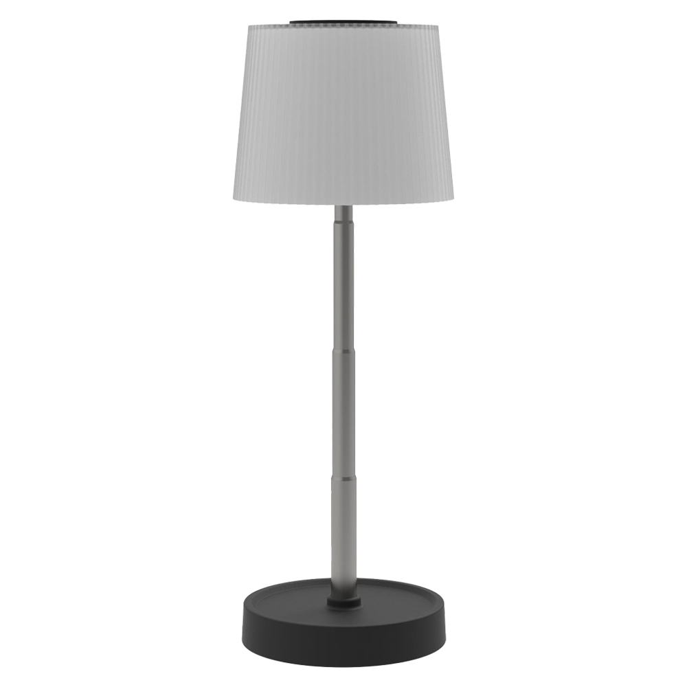 CANDEEIRO MESA LED 02W 160LM BATERIA PRETO MODERN DESIGN PTL45/46170 2