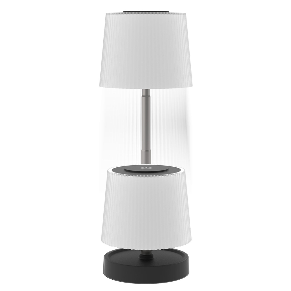 CANDEEIRO MESA LED 02W 160LM BATERIA PRETO MODERN DESIGN PTL45/46170 3