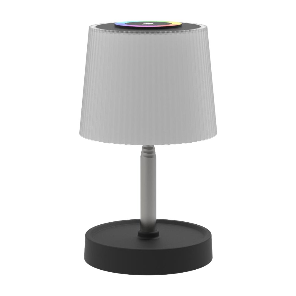 CANDEEIRO MESA LED 02W 160LM RGB BATERIA PRETO MODERN DESIGN PTL45RGB/46171