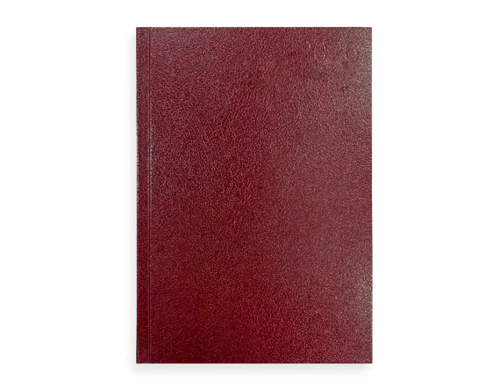 AGENDA ENCADERNADA CORFU 15X21 2026 DIA PAGINA VERMELHO PAPEL 60 GR