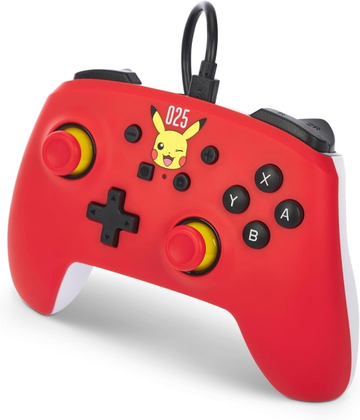 COMANDO POWER A COM CABO PARA A NINTENDO SWITCH PIKACHU 1